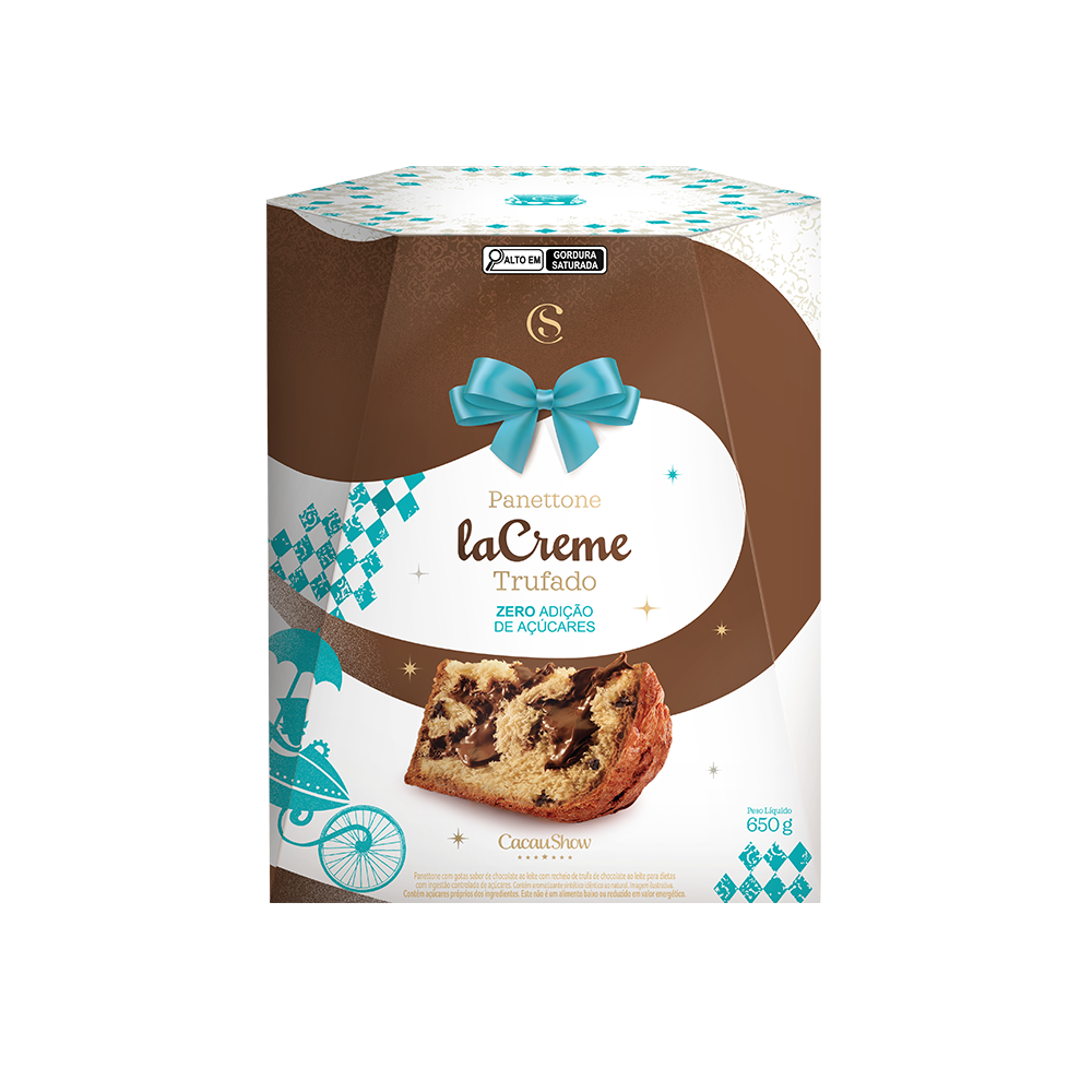 Panetone laCreme Zero Adição de Açúcar 650g