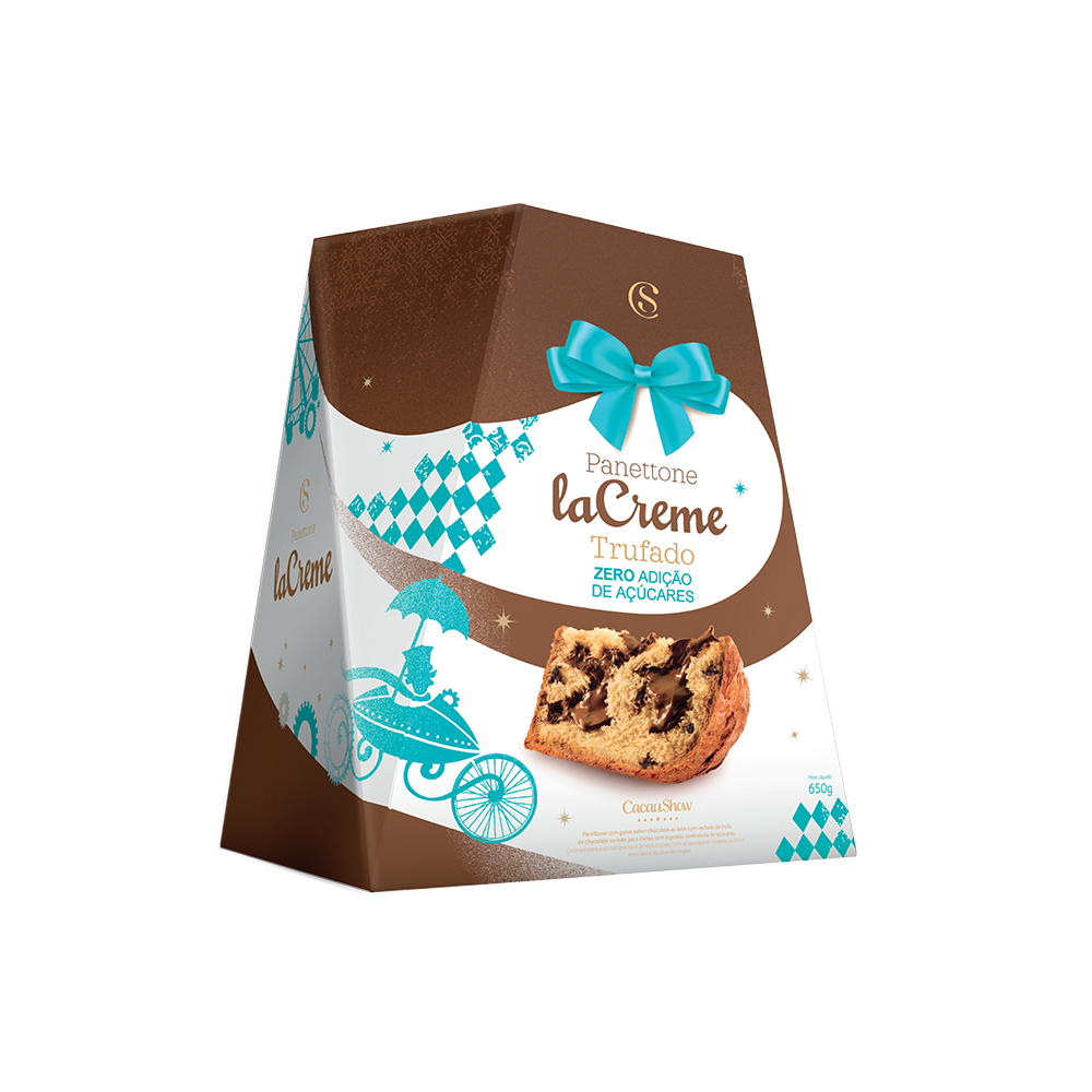 Panetone laCreme Zero Adição de Açúcar 650g