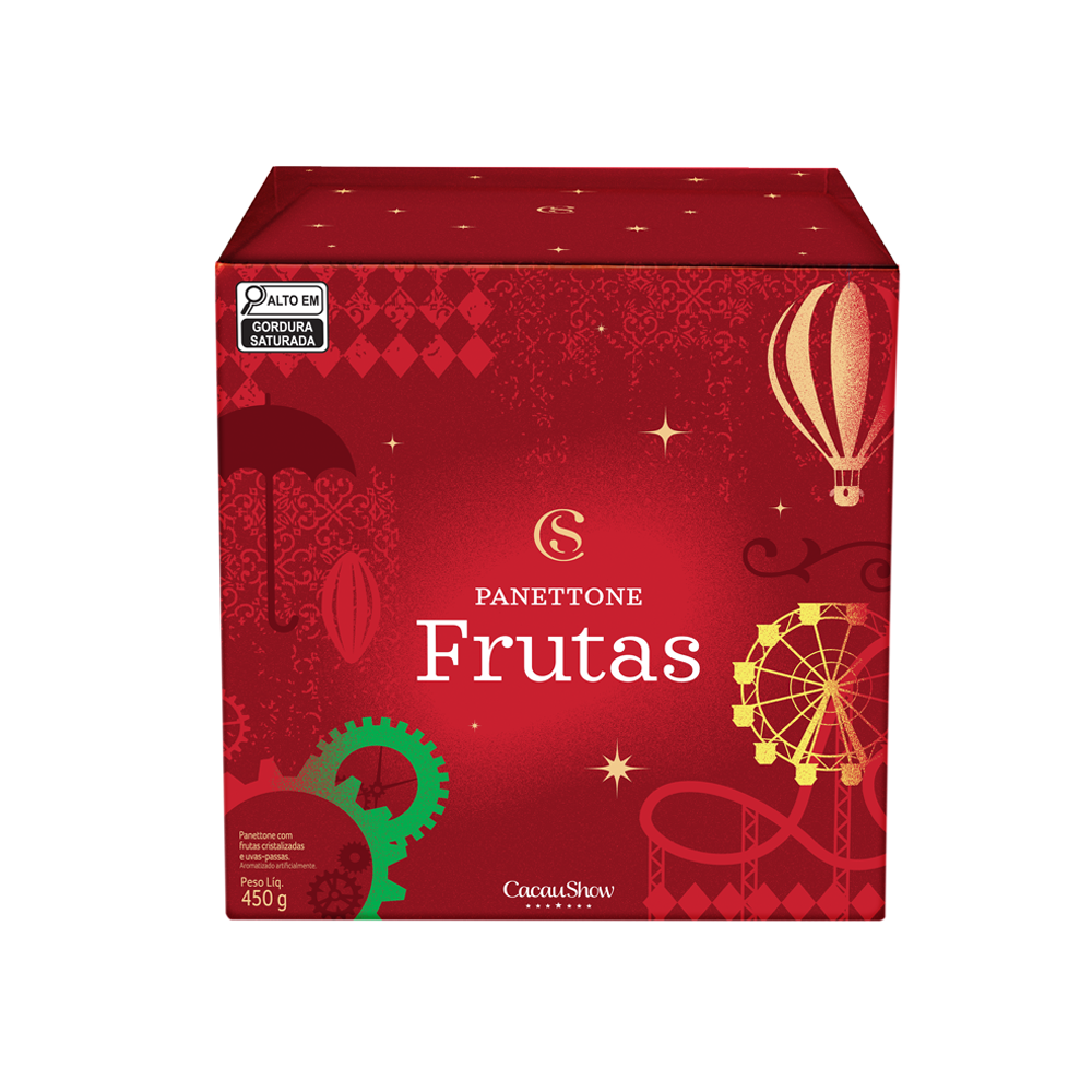 Panetone de Frutas 450g