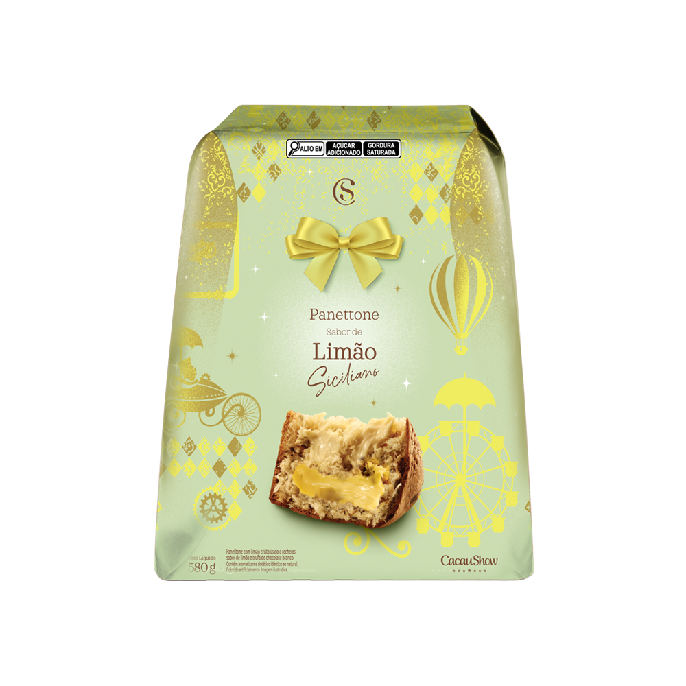 Panetone de Limão Siciliano 580g
