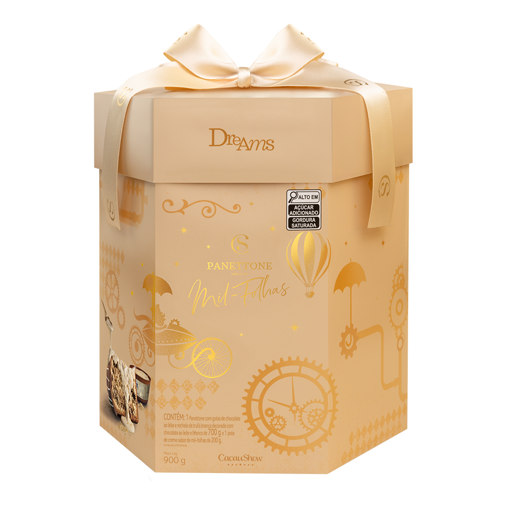 Panetone Dreams Mil-Folhas 900g